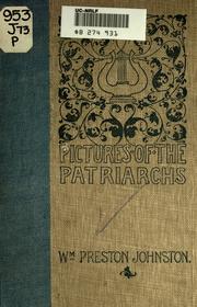 Cover of: Pictures of the patriarchs, and other poems