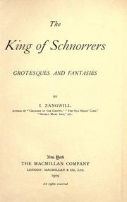 Cover of: The King of Schnorrers by Israel Zangwill