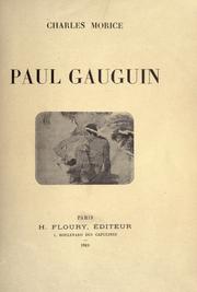 Cover of: Paul Gauguin.