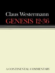 Cover of: Genesis 12-36