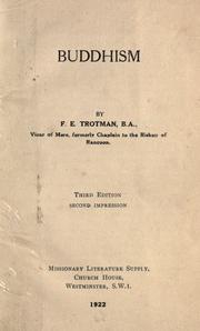 Cover of: Buddhism by F. E. Trotman