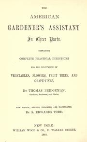 Cover of: The American gardener's assistant