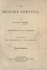 The Begum's fortune by Jules Verne