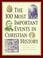 Cover of: The 100 most important events in Christian history