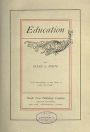 Cover of: Education