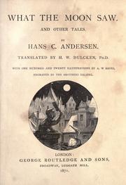 Cover of: What the moon saw by Hans Christian Andersen