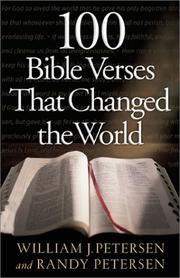 Cover of: 100 Bible Verses That Changed the World