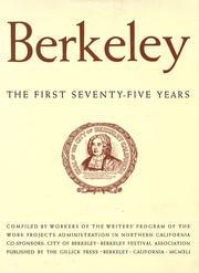 Cover of: Berkeley, the first seventy-five years