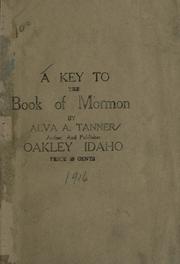 Cover of: A key to the Book of Mormon