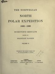 Cover of: The Norwegian North Polar Expedition, 1893-1896 by "Fram" Expedition (1st 1893-1896)
