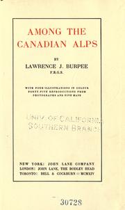 Cover of: Among the Canadian Alps
