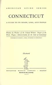 Cover of: Connecticut by Federal Writer's Project for the State of Connecticut.