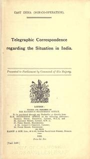 Cover of: [Pamphlets issued by the India office and by other British and Indian governmental agencies, relating to the government of India, and to various political, economic, and social questions concerning it and Burma]