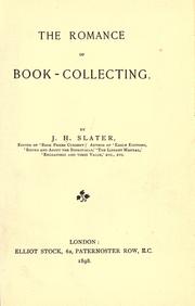 Cover of: The romance of book-collecting
