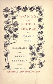 Cover of: Songs for little people.