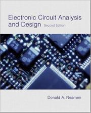 Electronic Circuit Analysis and Design by Donald A. Neamen
