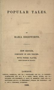 Cover of: Popular tales by Maria Edgeworth