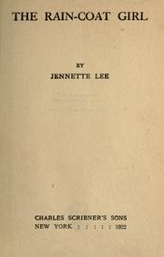 Cover of: The rain-coat girl