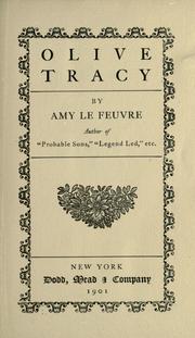 Cover of: Olive Tracy