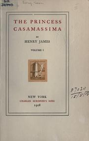 Cover of: The Princess Casamassima by Henry James