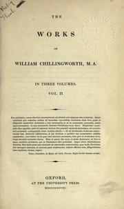 Cover of: Works. by William Chillingworth