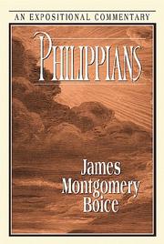 Cover of: Philippians by James Montgomery Boice