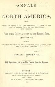 Cover of: Annals of North America by Edward Howland