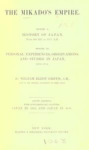 Cover of: The Mikado's empire by William Elliot Griffis