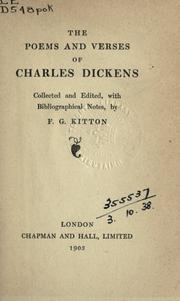 Book: The poems and verses By Charles Dickens