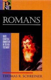 Cover of: Romans by Thomas R. Schreiner