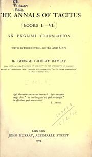 Cover of: Annals: an English translation, with introd., notes and maps