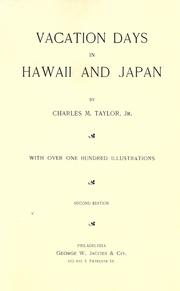 Cover of: Vacation days in Hawaii and Japan
