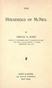 Cover of: The household of McNeil