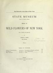 Cover of: Wild flowers of New York by Homer Doliver House