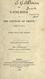 Cover of: The Catechism of the Council of Trent by Council of Trent
