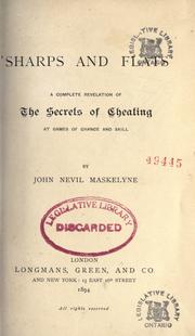 Cover of: 'Sharps and flats.': a complete revelation of the secrets of cheating at games of chance and skill