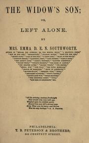Cover of: The widow's son, or, Left alone