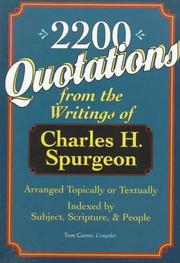 2,200 quotations by Charles Haddon Spurgeon