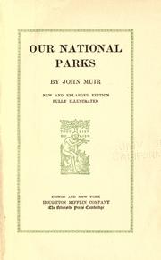 Cover of: Our national parks