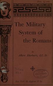 Cover of: The military system of the Romans