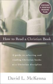 Cover of: How to read a Christian book