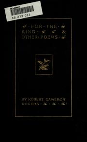 Cover of: For the king: and other poems