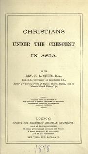 Cover of: Christians under the crescent in Asia.