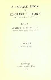 Cover of: source book of English history for the use of schools