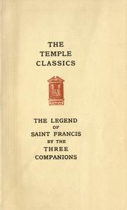 Cover of: The legend of Saint Francis