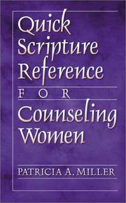 Cover of: Quick scripture reference for counseling women