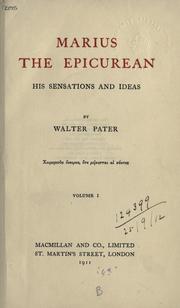 [Work] by Walter Pater