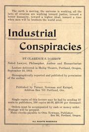 Cover of: Industrial conspiracies