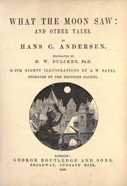 Cover of: What the moon saw by Hans Christian Andersen