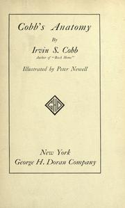 Cover of: Cobb's anatomy. by Irvin S. Cobb